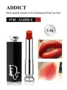 Dior Son môi dạng lỏng màu nâu cam #740, hiệu ứng trang điểm bóng mượt, dưỡng ẩm, son bóng dạng lỏng, màu môi mùa thu, dưỡng ẩm, lớp phủ lấp lánh, kích thước du lịch 1.6g/0.05oz - #740 Lá Phong Màu Cam Bẩn - Xem 3