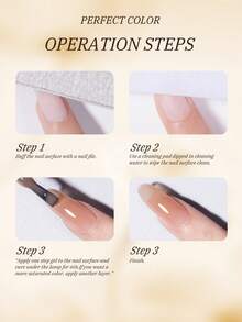 8ml Snowflake Gel Nail Polish, Milky White With Glitter Flakes, Suitable For Winter Christmas Manicure, Can Be Used For Nail Art Design And Nail Polish Manicure. No Need For Base Coat Or Top Coat, Easy To Remove, Long-Lasting And Durable, UV Lamp Curing. Perfect For Christmas And Thanksgiving Nail Design, Suitable For Home And Nail Salon Use. Nails - 白色 - 查看 7