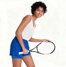 ¡RecomendadoPaquete de 2 Playeras Blusas Deportivas Mujer sin Mangas, Transpirable y Cómoda, Ideal para Yoga, Correr y Hacer Ejercicio¡Top de Temporada - 2 piezas - Azul marino/Blanco - Ver 6