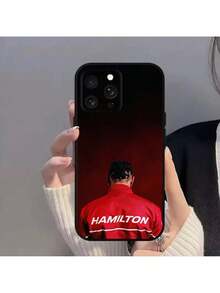 44 L-Lewis H-Hamilton-S Phone Case Covercompatible With   16e,16,15,14,13,12,11,Pro,X,XS,Max,XR,Plus,Mini Soft Black Cover, Cover Compatible With  17 Pro Max Case,  17 Pro Case,  17 Case,  16 Pro Max Case - Z1 - 查看 6