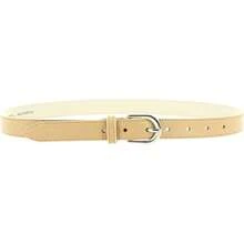 Women Genuine Leather Belt, Fashionable, Made In France - 黃色 - 查看 8