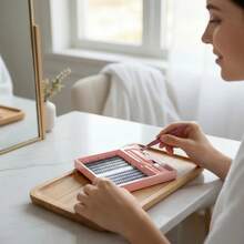 Kit de Pestañas De 30D de Hada Pestañas Naturales Banda Invisible 200 pzs Pestañas Manga Individuales con Kit de Extensión de Pestañas Fácil de Remover XTJK - 11 milímetros - Ver 2