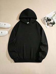 Men's Anime Hoodie With Vibrant Street Art Print - Bold Graphic Design Inspired By Pop Culture And Urban Fashion, Perfect For Fans Of Manga, Harajuku Style And  Streetwear - Great For Casual Wear, Concerts And Everyday Outfits - 黑色 - 查看 4