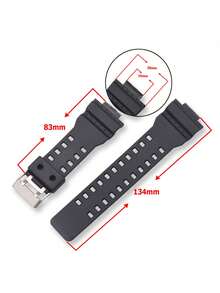 1Pc Unisex Fashion Silicone Watch Strap, 16mm Mechanical Watch Strap, Compatible With Watch. Available In Multiple Colors,Sports Watchband,Watchbands For Smartwatch,Dressy Wristbands Strap Replacement,Great Gift For Friends,Family,Suitable For Outdoor,Travel,Party, Gift - 16mm - View 8