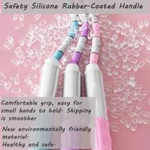 Segmented Jump Rope,Classic Beaded Jump Ropes Soft Beaded Skipping Rope For Children And Students - Random Pink, Purple, and Blue - View 3