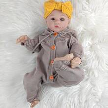 18英寸柔软布身仿真娃娃，46厘米，可爱陪伴娃娃，重生娃娃，游戏屋玩具，完美节日礼物 - Cloth Body Doll - 查看 9