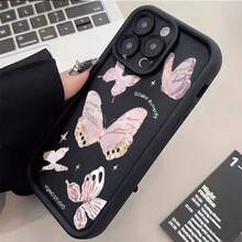 Escalera Tianyan: Regalo personalizado para amigos, simple y adecuado para iPhone17/17AIR/17 Pro/17 Pro Max/16/16E/16 Pro/16 Plus/16 Pro Max/15/15 Pro/15 Plus/15 Pro Max/14/14 Plus/14 Pro/14 Pro Max/13/13 Pro/13 Pro Max/12/12 Pro/12 Pro Max/11/11 Pro/11 Pro Max/X/XS/XSMAX , Protección integral, antideslizante y anticaída, carcasa suave de TPU, serie de colores dopamina, diseño minimalista coreano, con diseño de protección completa, suave y minimalista, adecuado tanto para hombres como para mujeres. - Negro - Ver 3