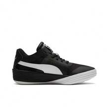 Giày bóng rổ nam PUMA Clyde All Pro Cushioned Shock-Absorbing Anti-Slip Lightweight Low-Top - Đen và trắng - Xem 2