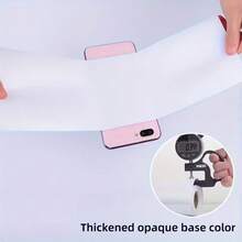 1pc 10m/393.7inch White Self-Adhesive Wall And Floor Sticker - Non-Slip, Reusable Wallpaper For Stairs, Window Sills, Floors, Kitchen, Countertops, Cabinets | Easy Installation, Reusable Wallpaper | Modern Wall Decor | Glossy Finish - Multicolor - View 13