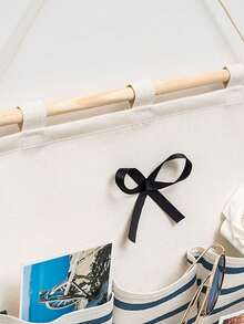 Fabric Over The Door Hanging Storage Bag, Student Dorm Room Wall Mounted Wardrobe Hanging Organizer Pocket