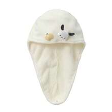 Miniso Sanrio Pochacco 3D Stereo Antibacterial Dry Hair Cap, Microfiber Material, 3D Stereo Cutting, Quick Water Absorption, Suitable For Home Bath (1 PC) - Green - View 1