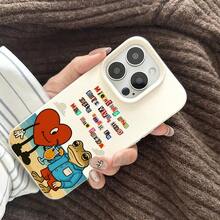 Cute cartoon frog themed phone case for all  models, with beach and heart design, made of soft TPU with anti-drop protection. - Blanco - Ver 5