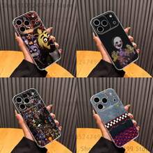 F-Five Nights at F-Freddys Funda para Teléfono compatible con iPhone 17,16,15,14,13,12,11 Pro,Max,Plus,X,XS,XR,SE4,E Mini Cubierta Transparente Suave, Funda compatible con iPhone 17 pro max, funda para iPhone 17 pro, funda para iPhone 17, funda para iPhone 16 pro max - z1 - Ver 3