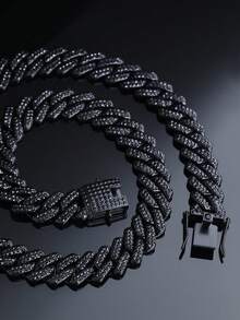 1条14毫米链项链，时尚嘻哈街头风饰品，送给男友的礼物（建议购买大一号的尺寸） - B - 查看 21