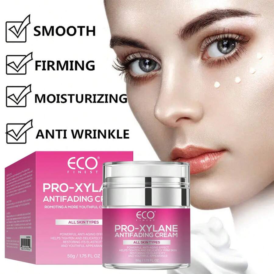 Pro-Xylane 丰盈紧致保湿霜 - 日常面部保湿霜，适合所有肤质，蕴含透明质酸钠、维生素E、生物素和乳木果油，滋养保湿；Pro-Xylane 亮白霜，修复受损肌肤，紧致肌肤，50克