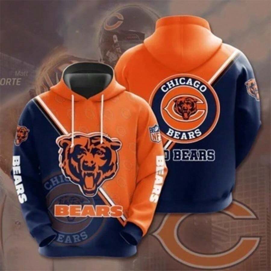 Chicago Bear Hoodie Seal Motifs - Nhiều màu - Xem 1