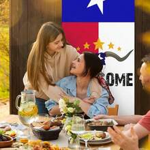 Welcome Texas Door Cover Banner Decoration Backdrop Porch Sign For Holiday Party Indoor Outdoor Decor One Size,OneSize,WelcomeTexas - 歡迎來到德州 - 查看 7