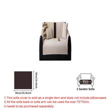 1 tấm bọc ghế sofa bằng vải chenille chống thấm nước, màu trơn, có thể giặt máy, mặt sau chống trượt, thân thiện với thú cưng, không rụng lông, phù hợp cho phòng ngủ, phòng khách, văn phòng, trang trí nhà cửa, phù hợp với ghế đơn, ghế đôi, ghế 3 chỗ, ghế 4 chỗ và ghế sofa góc. - Nhiều màu - Xem 18