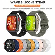 适用于华为 Watch Fit 4 Pro 4 3 的柔软运动硅胶表带，可替换表带/手链，也适用于华为 Fit 4 Fit 4pro 表带 - Fit3/4/4Pro - 查看 2