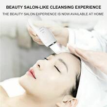 Face Scrubber, Skin Spatula, Facial Silicone Pore Cleaner | 3 Modes Wireless, Deep Cleansing & Exfoliating, Blackhead & Whitehead Remover | Lifts Tightens Skin, Reduces Fine Lines, Boosts Absorption For Skincare | Rechargeable, 2H Charge For 35+ Days Use, 500mAh Battery | Waterproof, Stainless Steel Spatula & Silicone Brush, Gentle For All Skin Types | At-Home Facial Tool, Auto-Off, Skin Care Gift For Women, White - 白色 - 查看 10