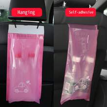 30/50pcs Reusable Car Trash Bags, Leak-Proof Disposable Garbage Bags With Hooks And Adhesive, Space-Saving Design, Easy Installation, Suitable For Car Interior, Travel, Kitchen, Camping, Office And More, Tear-Resistant, Ideal For Daily Cleaning And Storage - Multicolor - View 3