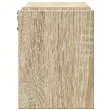 Larryhot Mensole a Muro 2pz Rovere Sonoma 100x15x20 cm Legno Multistrato, Facile da assemblare, dall'estetica elegante e raffinata, pratica per riporre gli oggetti, la scelta ideale per l'organizzazione e la decorazione domestica - Castano - Visualizzare 5