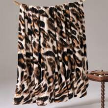 Merino Wool Printed + Milk Velvet Double Layer Blanket