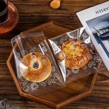 50pcs/100pcs Transparent Self-Adhesive Plastic Bread & Toast Packaging Bags - Heavy-Duty Fold-Over Top, Visibility For Bakeries, Cafes, Parties - Single-Use For Hygiene & (Compatible With Bread, Pastries, Desserts),Home And Living New In,Dinnerware,Gifts,Back To School,Cake Box,Kitchen Essentials,Kitchen Gadgets,Kitchen Decor,Baking Supplies,Outdoor Supplies,Organization And Storage,Christmas Kitchen Gifts Idea,Valentine,Storage Supplies. - Clear Lucite - View 5