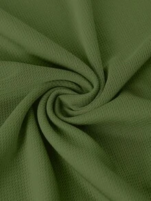 男士无袖连帽背心 肌肉健身训练背心 - 軍綠色 - 查看 4