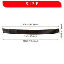 Universal Rubber Bumper Protector For Trunk/Tailgate, Anti-Scratch Trunk Entrance Protective Strip, Accessory Decorative Cover