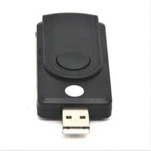 USB Smart Multi-Function Card Reader XJF-612 | CAC Reader - Black - View 3