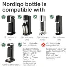 Stainless Steel Carbonating Bottle 33 Oz For Aarke Carbonator 3 Sodastream Compatible No BPA Dishwasher  Color Silver - 淺粉色 - 查看 3