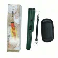 1pc Handheld Metal Detector, Waterproof 360° Scanning, High Sensitivity, Includes Belt And Holster, With Buzzer And Vibration Features, Gold Treasure Hunting Tool, Portable New Model (Batteries Not Included)