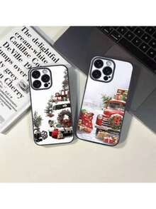Christmas Truck Free Phone Case compatible with 17 12 13 14 15 16Pro Max mini Plus strong magnetic attraction, Cover compatible with  17 pro hülle,  17 pro max hülle,  17 hülle,  16 pro hülle - Z2 - Übersicht 3