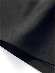 Women's Summer Sports Shorts With Zipper Pockets - Lightweight Breathable Fabric, Suitable For Running, Outdoor Activities, Music Festivals And Casual Wear - Black - View 6