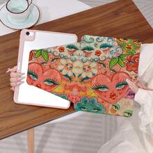 Y型折叠支架，高清UV印刷，360°旋转iPad保护壳，兼容iPad 11（2025款）、iPad Air 11/13（2025款M3）、iPad Air（M2）（11/13英寸）、iPad Air 4/5/6（10.9英寸）、iPad Pro（11英寸）、iPad Pro（12.9英寸）、iPad（10.2英寸）、iPad（第九代/第十代）、iPad 10.9/Air 5/Air 4（10.9英寸）、iPad Pro（2018款，11英寸）、iPad Pro（20/21/22款，11英寸）、iPad Air（2024款，11英寸）、iPad Air 6/Air 7（2025款，11英寸）等。 - 彩色 - 查看 2