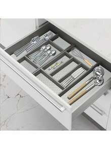 1卷PET厨房橱柜垫 - 非电动，防潮，防水，防滑，适用于冰箱、餐桌垫和橱柜；防潮，防水，防油，防滑抽屉垫，适用于冰箱、橱柜和台面；厨房收纳，厨房配件 - 彩色 - 查看 4