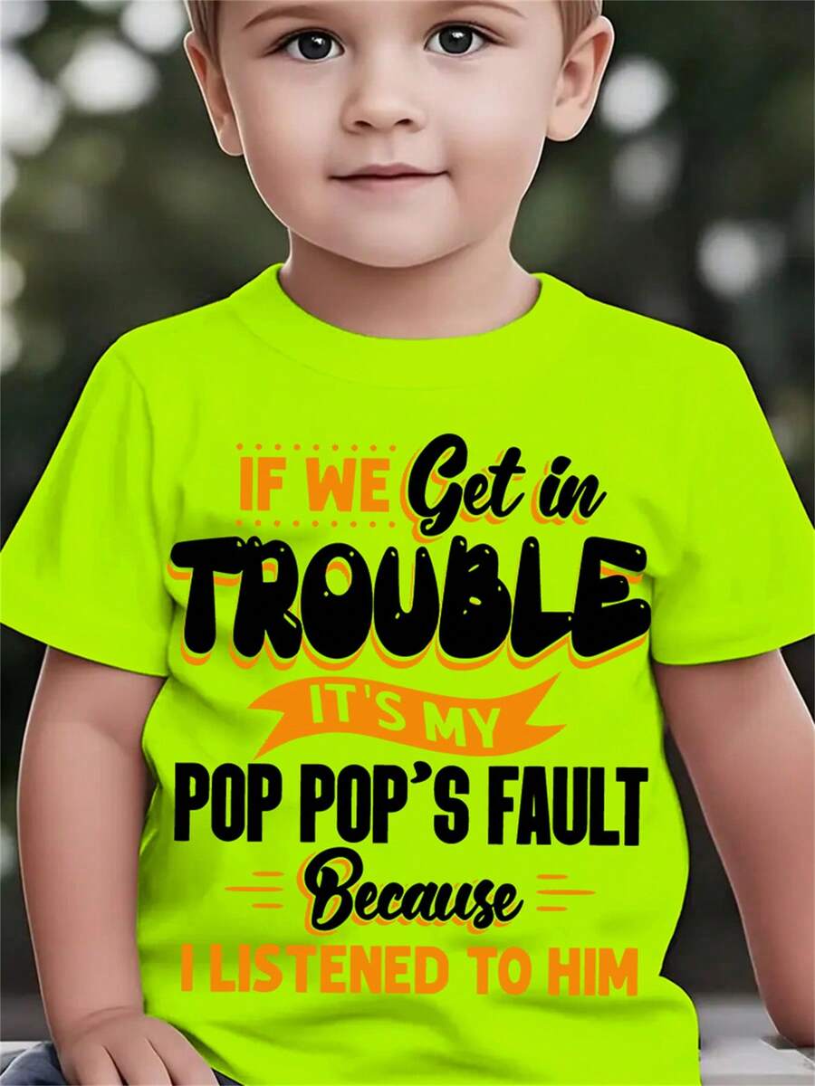 Young Boys T-Shirts - Army Green - View 1