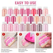 3000+ Pcs 2.6mm, Isi Ulang Manik-Manik Fuse Seri E Warna Pink, Isi Ulang Seri Multi-Warna, Hadiah Ulang Tahun, Wisuda, Kembali ke Sekolah, Hari Valentine, Pesta Natal, Set Isi Ulang Manik-Manik Fuse Multi-Warna - Manik-manik puzzle 2,6mm - View 3