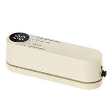 USB供电迷你真空封口机（带数字显示屏） - 快速密封功能，包含泵和密封袋，适用于食品、零食、肉类、水果和蔬菜的保鲜 - 设计紧凑，便携式可充电真空封口机