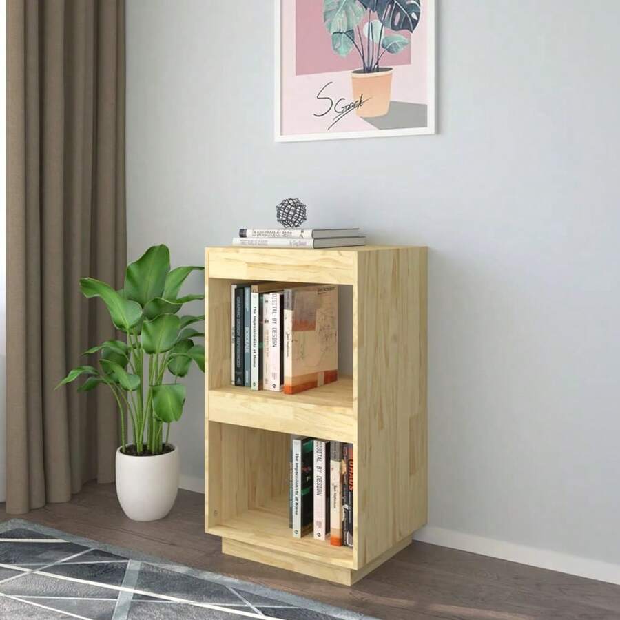 Larryhot Estantería de madera maciza de pino 40x35x71 cm, Fácil de montar, elegante y hermoso, y conveniente para almacenar artículos, es una opción ideal para el almacenamiento y la decoración del hogar.