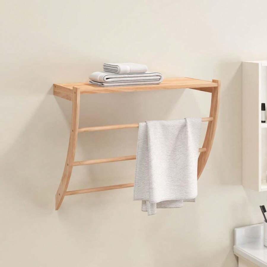 vidaXL Servilleta Porte 60x25,5x49 cm Bosque macizo de noyer - Marrón - Ver 1