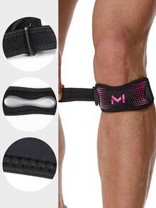 1pc Adjustable Knee Sleeve For Cycling, Sports, Fitness, Running, Basketball, Badminton - Multicolor - View 15