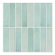 Pegatinas de Azulejos 3D, Autoadhesivas, Salpicaderos de Azulejos Verdes para Cocina, Paredes de Baño, Resistentes al Agua y al Moho, Mate, 30x30cm - Azul marino-1 pieza - Ver 9