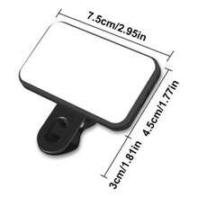 AMOROSA 1 Piece Portable Selfie Video Conference Clip Light For Phone Camera LED Clip Light For Video Conferences 3 Lighting Modes Rechargeable Portable Suitable For LaptopsPhonesTabletsVideo CallsMakeup Suitable For Selfies And Live Streaming Portable Light - A - View 7