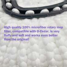 4 Pack Mop Replacement Heads For O-Ceda EasyWrin Spin Mop, Microfiber Spin Mop Refills, Easy Cleaning Mop Head Replacement - ColorC - 查看 3