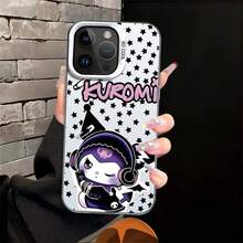 Funda para teléfono 16e 11 12 13 Pro Max 17 14 15 16 Plus, carcasa suave Sanrio Cool Kuromi Melody - Mix05 - Ver 8