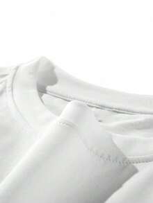 男士玫瑰花鸟图案T恤 夏季休闲时尚街头风 双面印花 柔软复古风 妩媚空灵美学 棉质触感