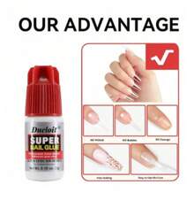Nail Glue Professional Salon Quality |     Quick And Strong Nail Adhesive (4 Bottles),12356895 BFJ0 - 1PC - Xem 6