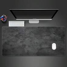 Extra Large Gray Rubber Mouse Pad, Marble Texture Design - Ideal For Office And Gaming, Essential For Home Workstation, Desk Mat | Marble Pattern | Durable Desk Pad, Workstation Mouse Pad - Multicolor - View 2